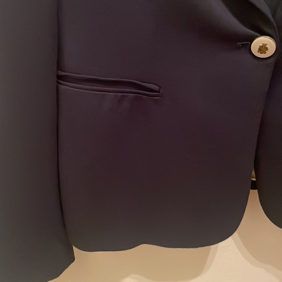 Zara navy blue blazer in size medium USA sizing gently used - Picture 7 of 12